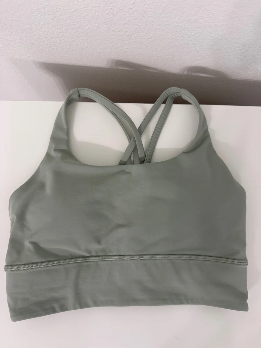 lululemon athletica Sage Green Cross-Back Sports Bra